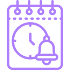 Icon representing incomplete or delayed patient notes in healthcare.